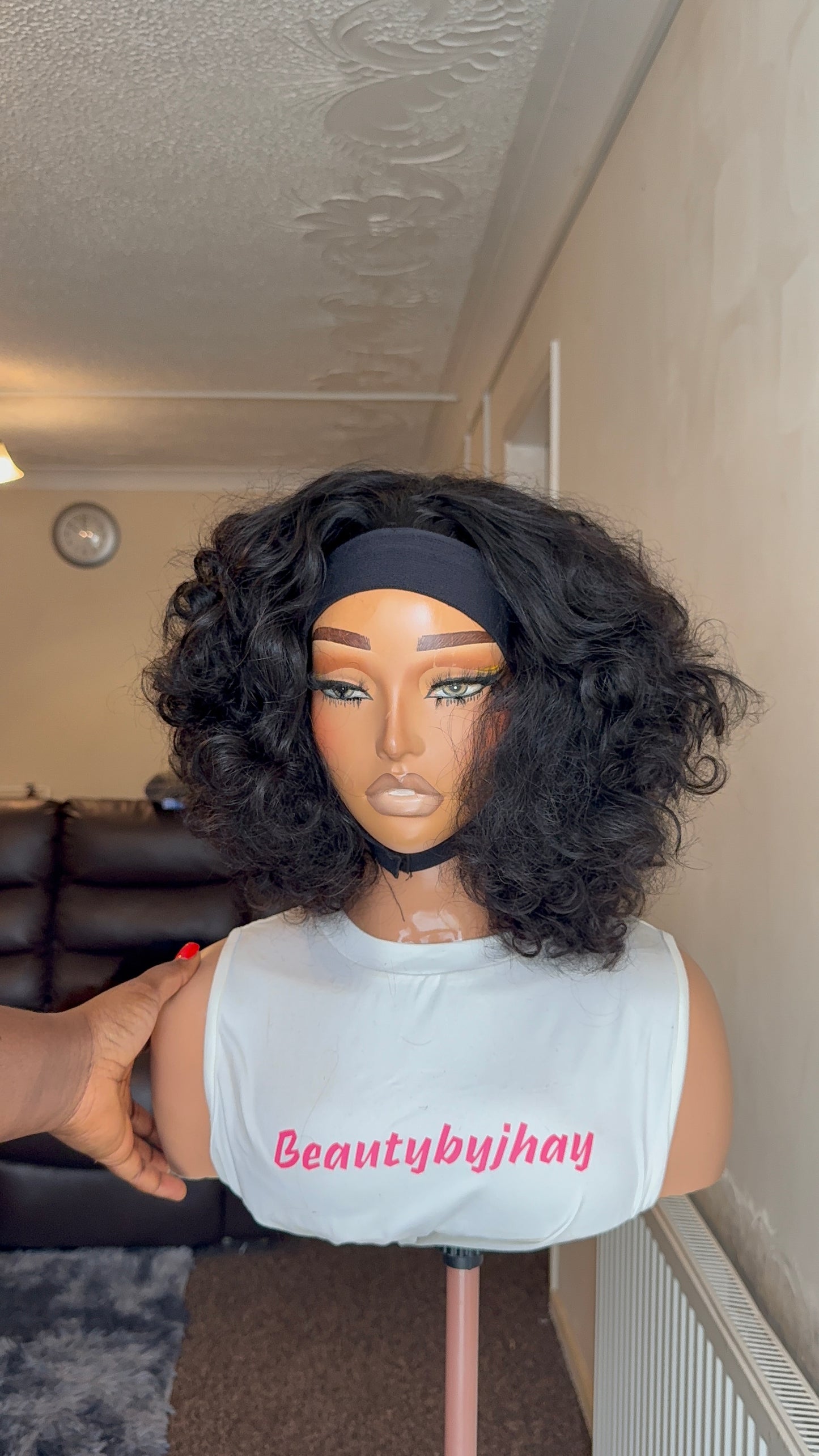 Omotola Fringe Bounce (band wig)