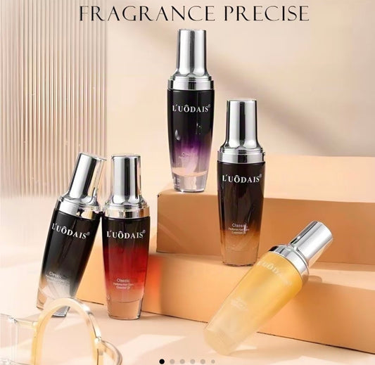 L'UÔDAIS 80ml Leave-on Fragrance Hair Oil - Contains macadamia nut and olive oil, with a rich, long-lasting floral scent. Moisturizing and non-greasy, designed for dry, frizzy hair. Provides lightweight styling and damage repair. Anti-frizz.