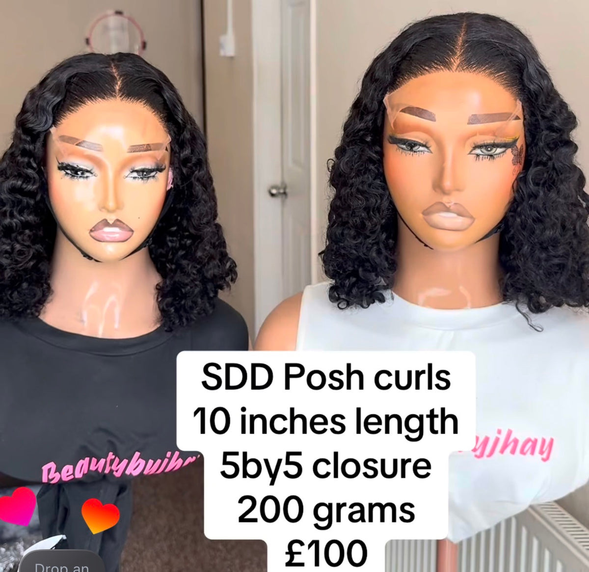 SDD Chinese Pixie curls (factory wigged)